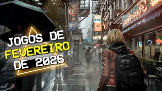 Top 15 Jogos Que Lançam Em Fevereiro De 2026 Ps5, Xbox, Pc E Switch