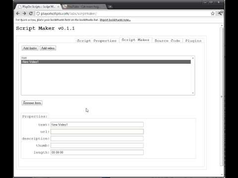 How To: Make a simple Script with the ScriptMaker