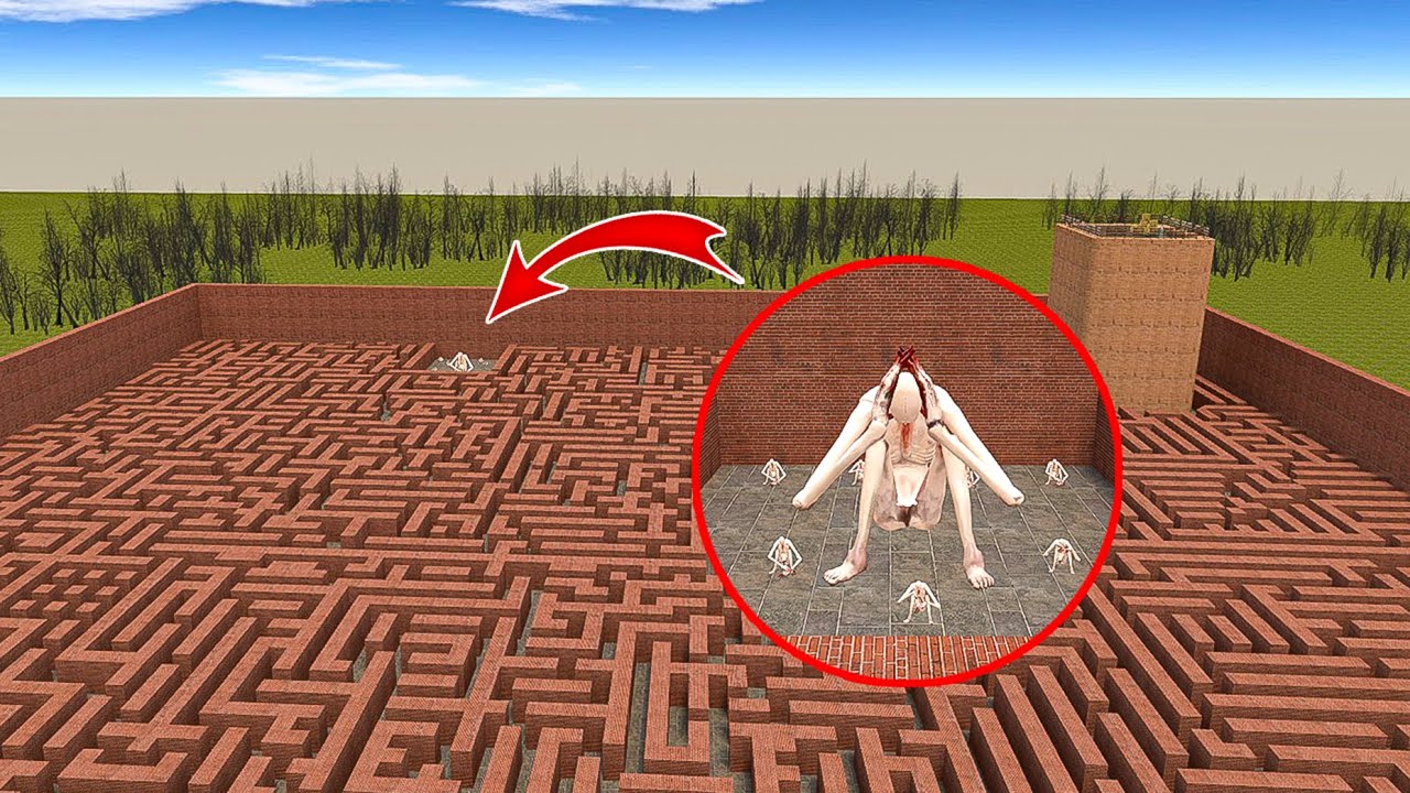 Giant SCP-096 with Small SCP-096 In Garry's Mod are Terrible #5