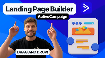 HOW to use the ActiveCampaign LANDING PAGE BUILDER