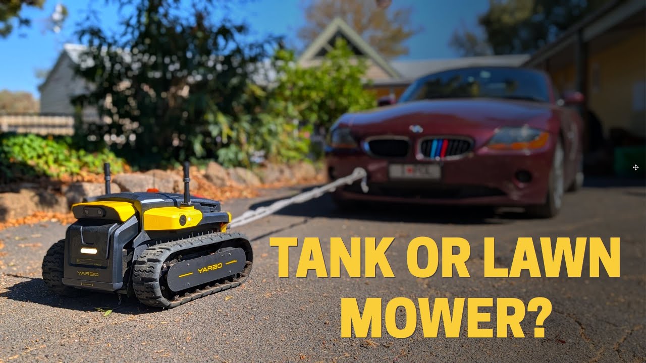 Yarbo Modular Yard Robot - A lawn mower the size of a tank
