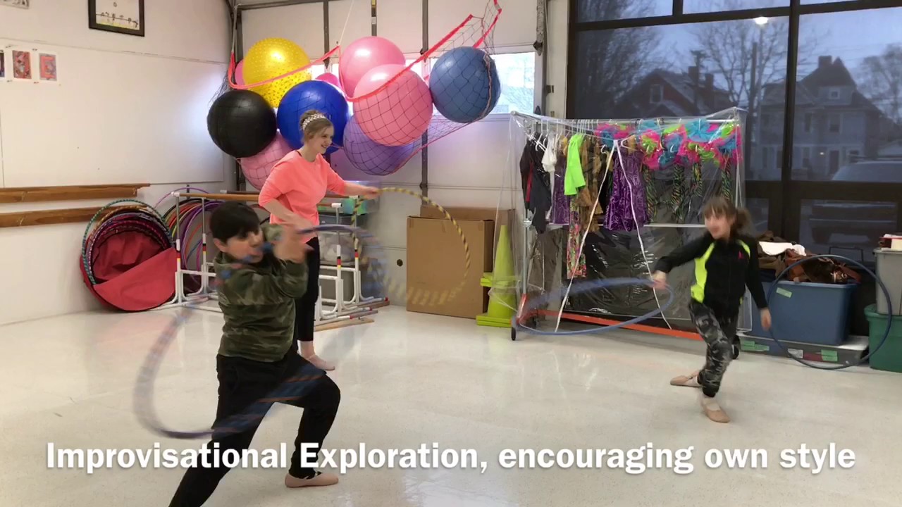 Hoop Dance Class Inner City Neighborhood Art House, Erie, PA YouTube