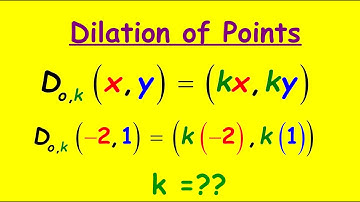 Geometry #1  How to Find the Scale Factor Dilate Dilation about Orign Mathgotserved Explained Steps