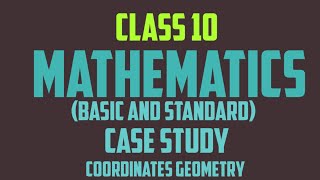 Case Study- Coordinate Geometry