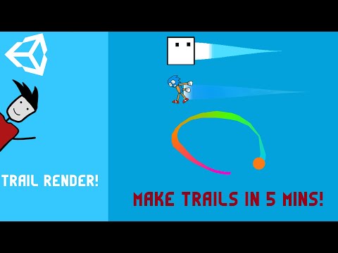 How to make a trail for your character or cursor using Trail Renderer/ Unity C# Tutorial