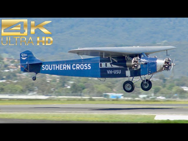 Fokker Trimotor Southern Cross II Replica flying again! - YouTube