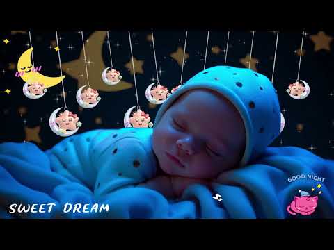 Baby Sleep Music 🎵 Relax & Sleep in 3 Minutes 💫 Mozart & Brahms Lullabies for Sweet Dreams