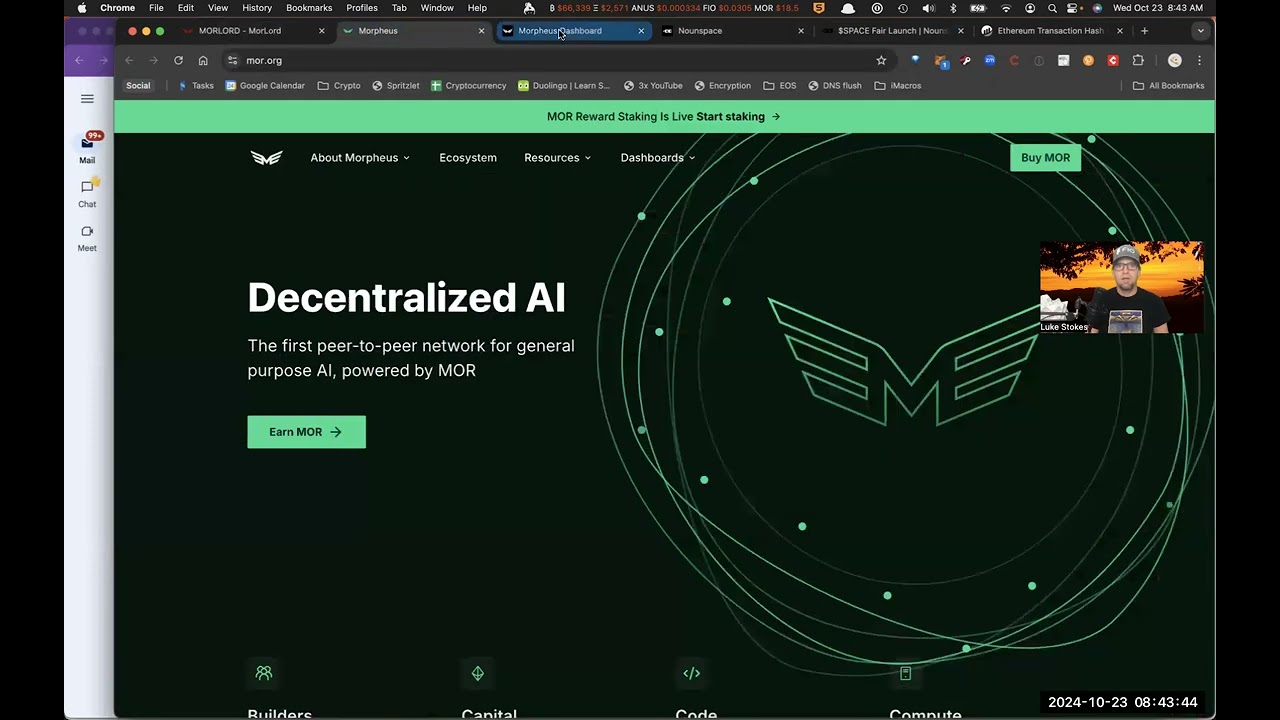 MOR Staking on the Capital Dashboard