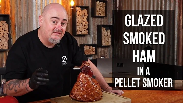 Glazed Ham on Z Grills Wood Pellet Smoker