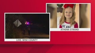 Search for 7-year-old Athena Strand: Law enforcement investigating possible lead in Wise County