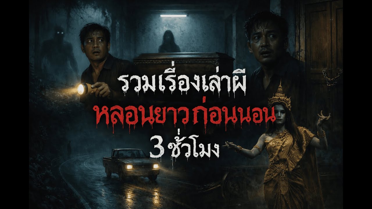 รวมเรื่องผีฟังก่อนนอน 4 เรื่องยาว 3 ชั่วโมงเต็ม หลับไม่ลงแน่นอน | เล่ามุมห้อง เรื่องเล่าผี
