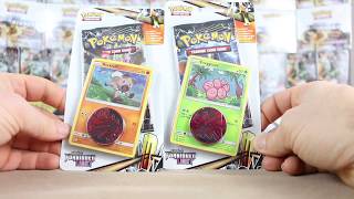Pokemon TCG: Sun & Moon Forbidden Light 1-Pack Blister opening - Exeggcute & Rockruff SM119 & SM120