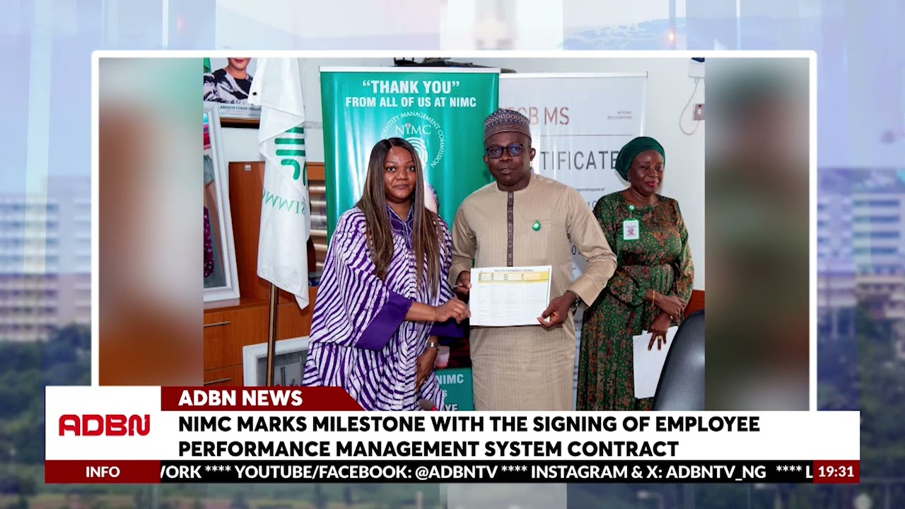 NIMC Marks Milestone With The Signing Of Employee Performance Management System Contract.