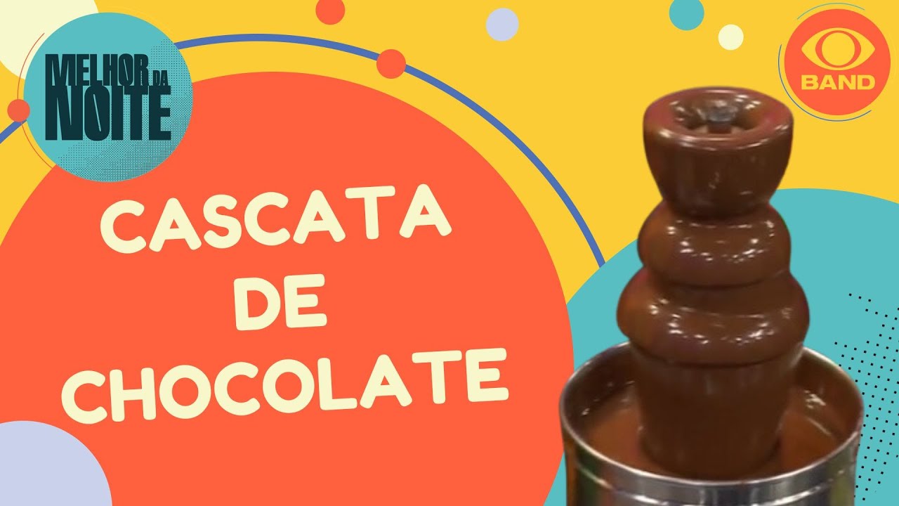 Cascata de chocolate é o negócio perfeito para o inverno