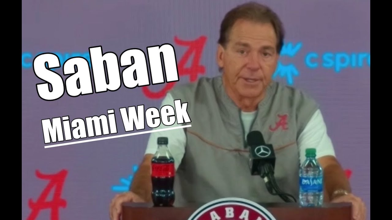 Nick Saban talks preparations for EXPERIENCED Miami team | SEC News | CFB News