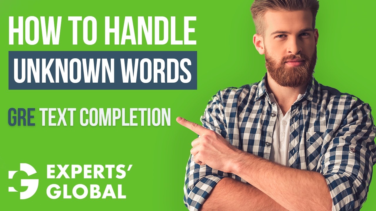 Как работать с незнакомыми словами в задании на завершение текста (TC) на GRE | Подготовка к GRE ...