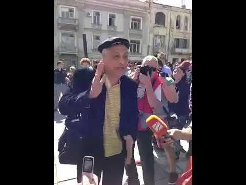 კოტე ყუბანეიშვილი 17 მაისის  აქციაზე