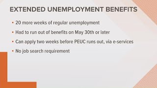 Under the extended benefits program, there is an extra 20 weeks of
regular unemployment available in washington state.