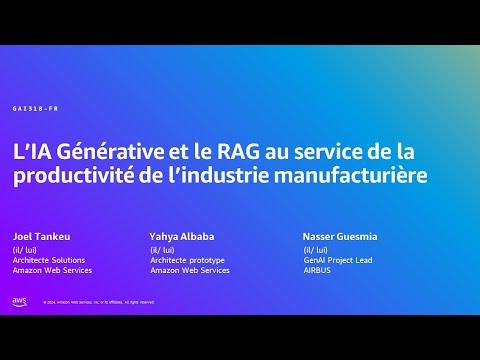 AWS Summit Paris 2024 - L’IA générative et le RAG au service de la productivité (GAI318-FR) Episode cover
