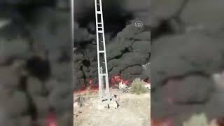 YOLCU OTOBÜSÜ YANDI