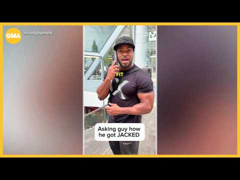 Trainer asks strangers for fitness tips