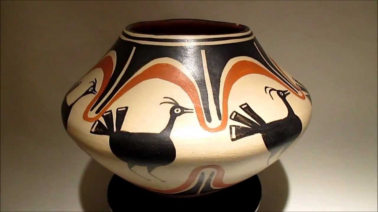 Santo Domingo Pueblo Pottery by Robert Tenorio YouTube