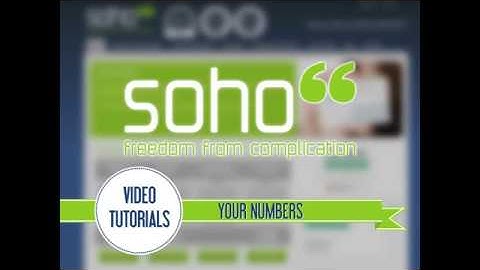 SOHO66 TUTORIAL - Your Numbers Details