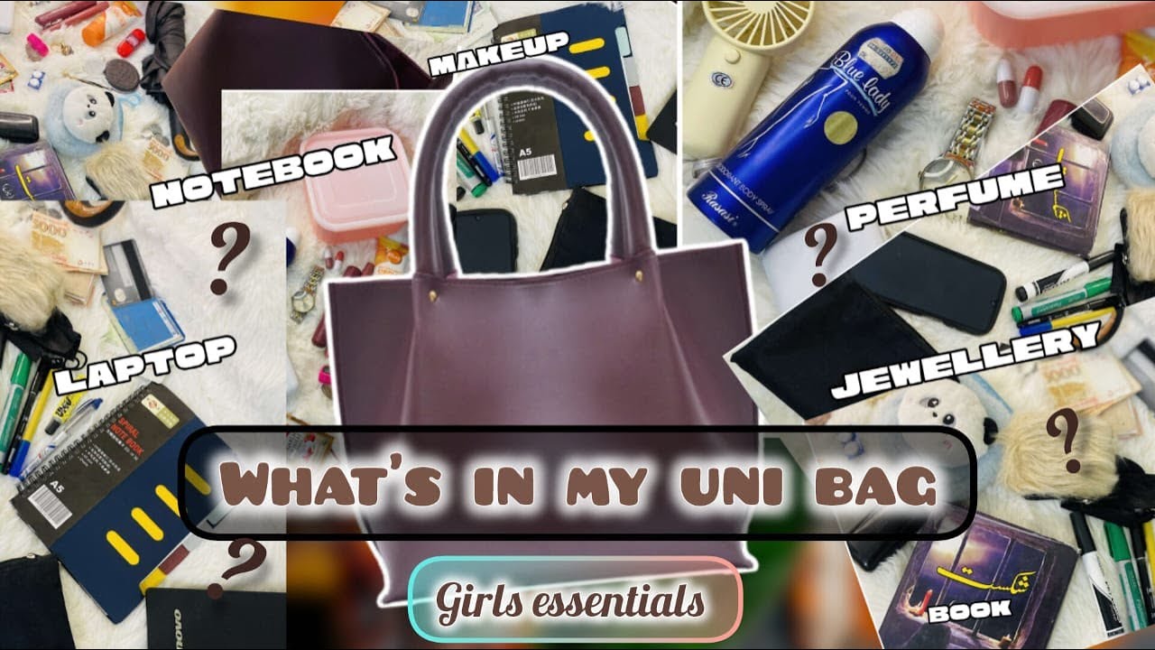 What's in my bag? Bag essentials | what’s in my university bag | What's in My Uni/Office Tote Bag?