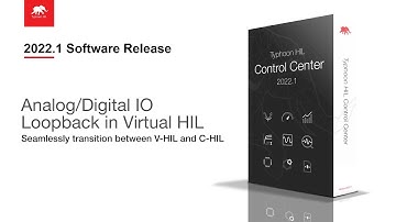 Analog and Digital IO Loopback in Virtual HIL | 2022.1 Release Tutorial