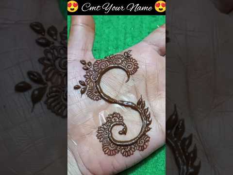 Sana Name Henna Tattoo Design Shorts Nametattoo Youtube Tattoohena Mehandi Mehandikdesign 