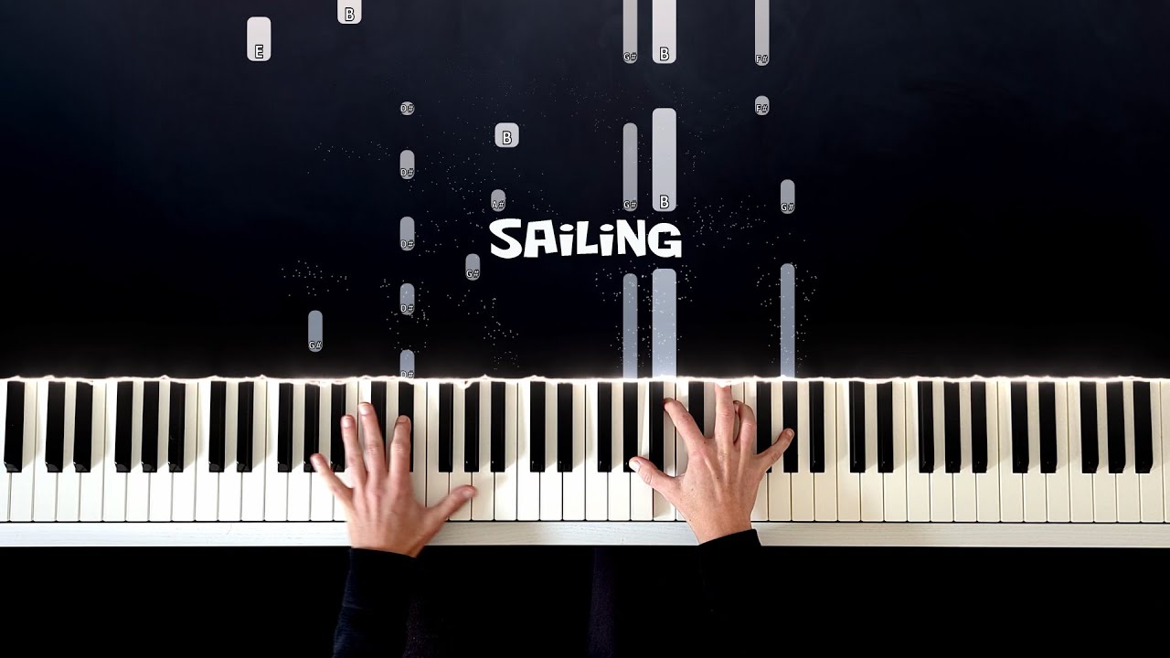 Sailing Rod Stewart Piano Cover Piano Tutorial Instrumental Klavier sutherland brothers