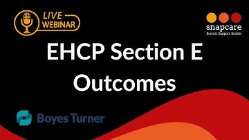 EHCP Section E Outcomes