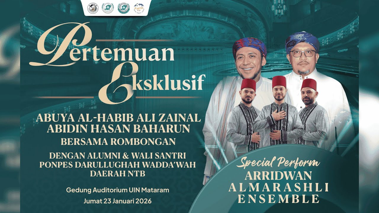 LIVE | Pertemuan Eksklusif Abuya Al-Habib Ali Zainal Abidin Hasan Baharun Dengan Alumni & Walisantri