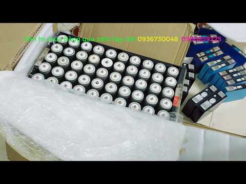 Video pin lithium 32650 và pin lithium sắt phốt phát tiếp... - youtube
