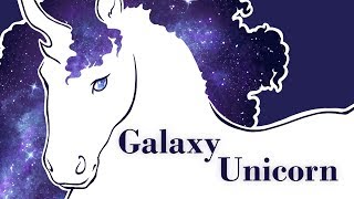 Galaxy Unicorn Digital Painting
