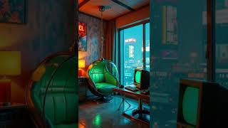 Nigthcity view. AI content.  #ai #home #triggersforsleep #asmrforsleep #relax #sleepaid #chill