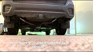 2020 Outback LP Adventure Exhaust