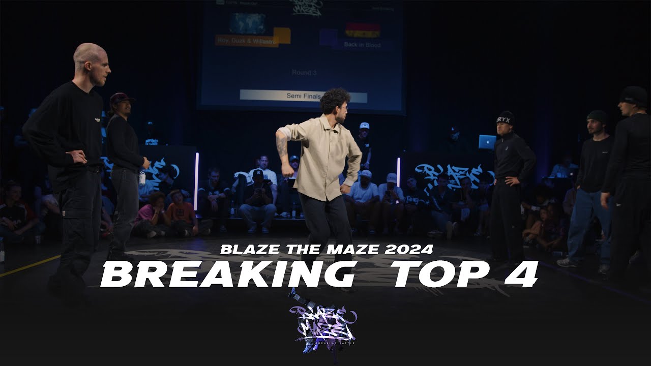 ROY & DUZK & WILLASTR8 VS BACK IN BLOOD | 3VS3 BREAKING TOP 4 | Blaze The Maze 2024