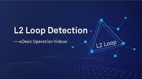 Huawei eDesk Layer 2 Loop Detection