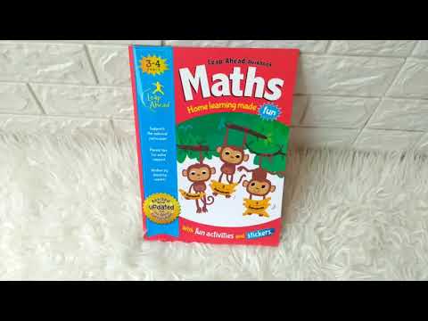 Maths Leap Ahead Workbook Home Learning Made Fun With Fun Activities and Stickers (Age 3-4y)