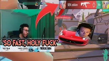 Tarik Reacts to SEN Zekken INSANE Ferrari *PEEK*