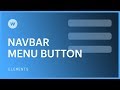 Hamburger menu in the responsive navigation bar - Web design tutorial