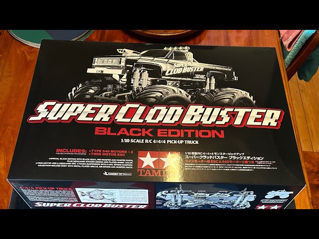 Tamiya Clod Buster Black Edition - Unboxing and building - YouTube