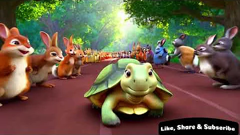 The Tortoise and the Hare Fairy Tales and Bedtime Stories for Kids| Toon 3D Magic