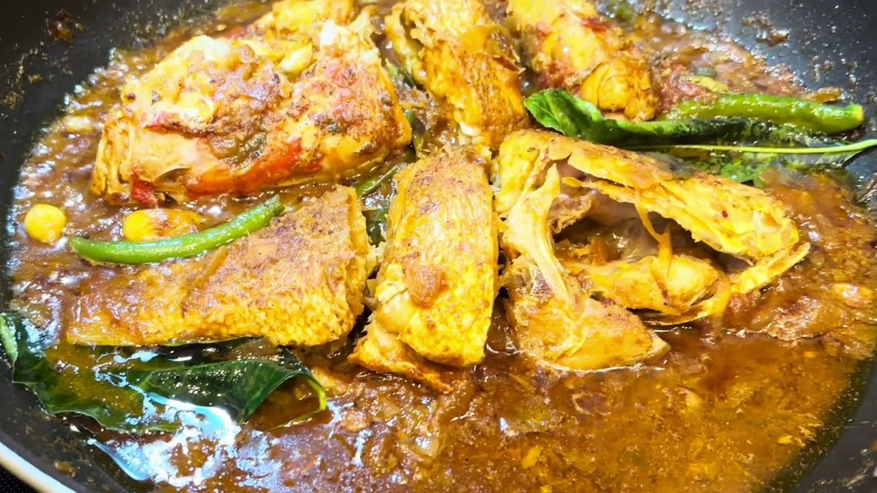 Cooking 🔥: Red Snapper Curry And Chicken 🍲