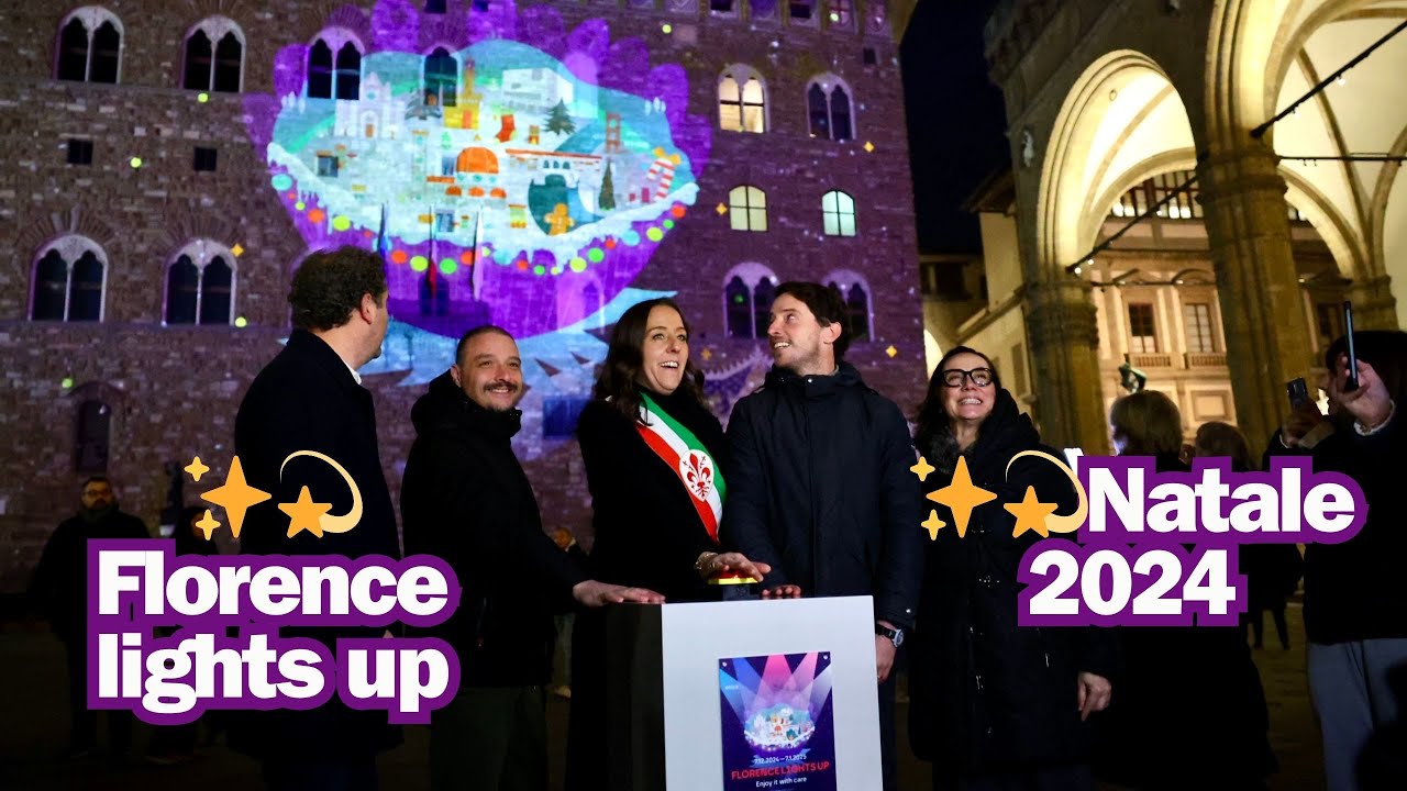 ✨💫 Florence Lights Up: le proiezioni di luce a Firenze del Natale 2024