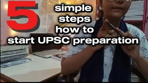 How to start UPSC Preparation in 5 simple steps #upsc #prelims2025 #prelims #upscexam #studytips