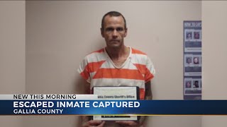 Escaped Gallia County inmate now back in custody