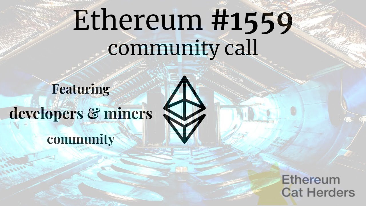 Ethereum 1559 community call