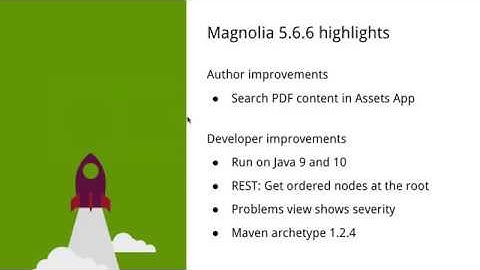 Magnolia 5.6.6 highlights